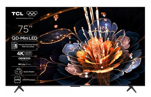 Televizor Mini LED TCL 190 cm (75inch) 75C61KS, Ultra HD 4K, Smart TV, CI+