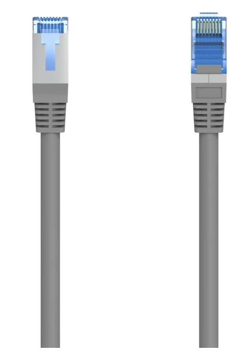 Cablu de retea Hama 300012, CAT-6, 1 Gbit/s, F/UTP Shielded, 1.5 m (Gri) 1 Cablu de retea Hama 300012, CAT-6, 1 Gbit/s, F/UTP Shielded, 1.5 m (Gri)