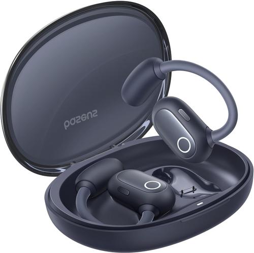 Casti alergare True Wireless Baseus Eli Sport 1 Open-Ear TWS, Bluetooth 5.3, Autonomie 30 ore (Negru)