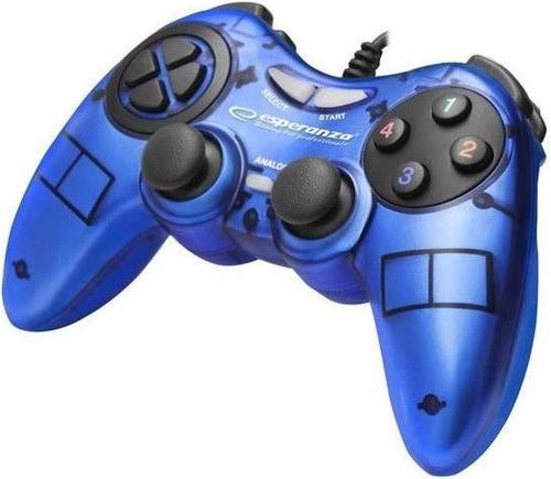 Controller Esperanza Fighter EGG105B, PC (Albastru)