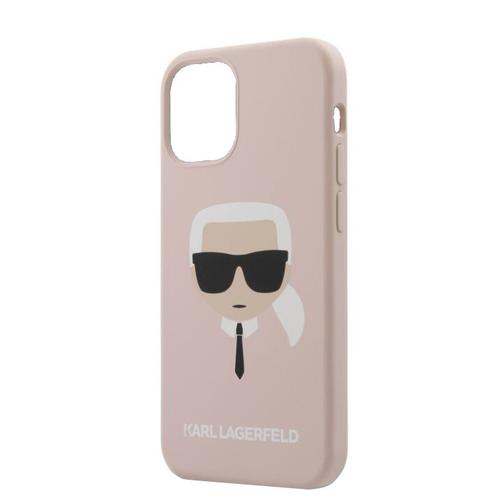 Husa de protectie Karl Lagerfeld Head pentru Apple iPhone 12 mini (Roz) 1 Husa de protectie Karl Lagerfeld Head pentru Apple iPhone 12 mini (Roz)