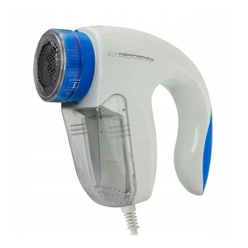 Aparat pentru curatare scame Esperanza ECS006, 4W, 3 lame, recipient colectare (Alb/Albastru) 1 Aparat pentru curatare scame Esperanza ECS006, 4W, 3 lame, recipient colectare (Alb/Albastru)