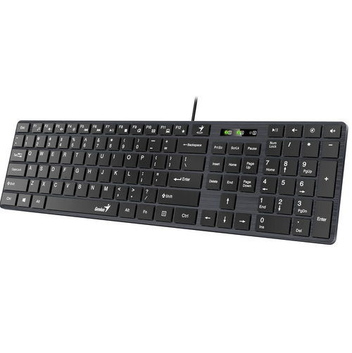 Tastatura Genius SlimStar 126, USB (Negru) 1 Tastatura Genius SlimStar 126, USB (Negru)