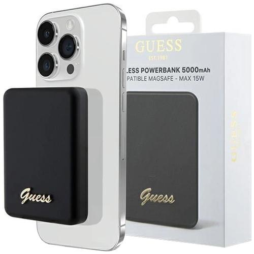 Acumulator extern GUESS, Aluminiu, Magsafe, 5W, 5000 mAh (Negru) 1 Acumulator extern GUESS, Aluminiu, Magsafe, 5W, 5000 mAh (Negru)