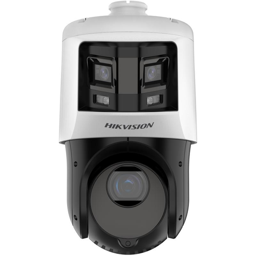 Camera de supraveghere IP TandemVu 6+4MP 25X Colorful & IR Panoramic & PTZ Hikvision DS-2SE4C425MWG-E/26(F0), IP66, PoE+