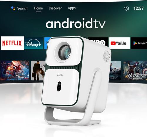 Videoproiector Xiaomi Wanbo T2 Ultra, 1080P Full HD, 500 ANSI lumen, ASA 3.0, Android TV 11 (Alb) 1 Videoproiector Xiaomi Wanbo T2 Ultra, 1080P Full HD, 500 ANSI lumen, ASA 3.0, Android TV 11 (Alb)