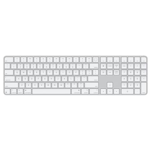 Tastatura Wireless Apple Magic Keyboard (2024), Bluetooth, Touch ID, Tastatura numerica, Layout US (Alb)