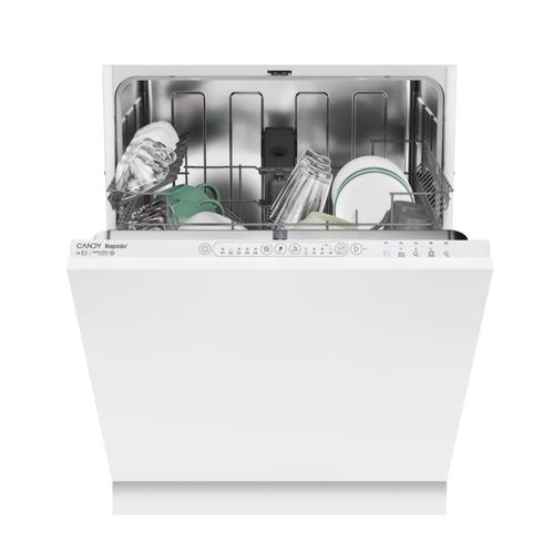 ​Masina de spalat vase incorporabila Candy CI 3E53E0W-80, 13 seturi, 5 programe, Motor Speed-Drive Inverter, Clasa E, Start intarziat 3-6-9 h (Alb)​