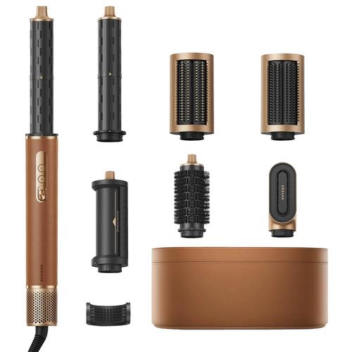 Ondulator si uscator de par Dreame AirStyle Pro AMF18A, kit de accesorii 7 in 1 pentru uscarea si coafarea parului, putere nominala 1300W, 3 setari de temperatura, 3 setari de viteza a fluxului de aer, NTC300 (Auriu) 1 Ondulator si uscator de par Dreame AirStyle Pro AMF18A, kit de accesorii 7 in 1 pentru uscarea si coafarea parului, putere nominala 1300W, 3 setari de temperatura, 3 setari de viteza a fluxului de aer, NTC300 (Auriu)