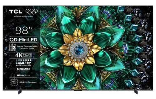Televizor Mini LED TCL 248 cm (98inch) 98Q6C, Ultra HD 4K, Smart TV, WiFi, CI+