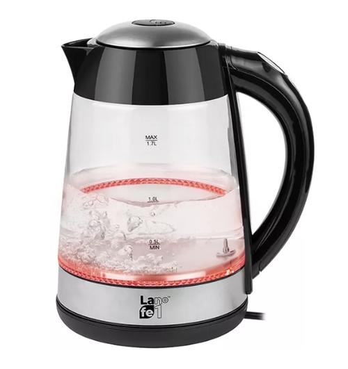 Fierbator de apa cu cana de sticla Lafe CEG015 2200W 1.7L (Transparent) 1 Fierbator de apa cu cana de sticla Lafe CEG015 2200W 1.7L (Transparent)