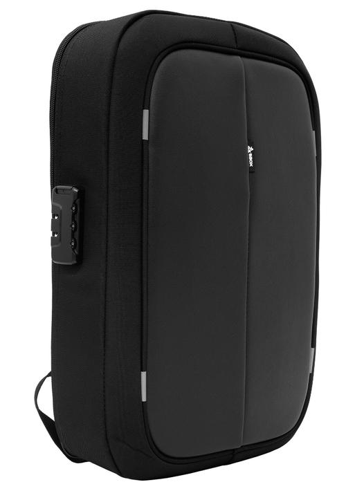 Rucsac Laptop Sbox CASABLANCA, Compartiment Laptop max. 15.6inch, Anti Theft Buzunar Ascuns pe Spate si Cifru, Spate si Bretele Captusite, Rezistent la apa, Dimensiuni 44 x 31 x 10 cm (Negru) 1 Rucsac Laptop Sbox CASABLANCA, Compartiment Laptop max. 15.6inch, Anti Theft Buzunar Ascuns pe Spate si Cifru, Spate si Bretele Captusite, Rezistent la apa, Dimensiuni 44 x 31 x 10 cm (Negru)