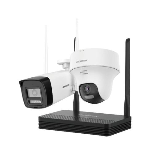 Kit supraveghere WiFi mixt HikVision HiLook IKS-2042BTH-PH/W, 2 MP, 2.8 mm, IR 30 / 20 m, lumina alba 15 m, microfon, difuzor, detectie miscare, slot card 1 Kit supraveghere WiFi mixt HikVision HiLook IKS-2042BTH-PH/W, 2 MP, 2.8 mm, IR 30 / 20 m, lumina alba 15 m, microfon, difuzor, detectie miscare, slot card
