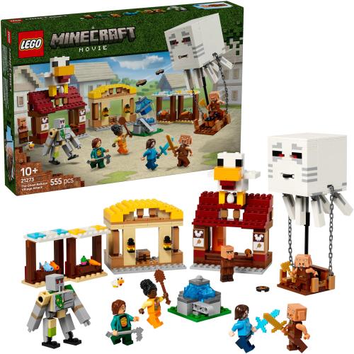 LEGO® Minecraft™ - Atacul baloanelor Ghast asupra satului 21273, 555 piese 1 LEGO® Minecraft™ - Atacul baloanelor Ghast asupra satului 21273, 555 piese