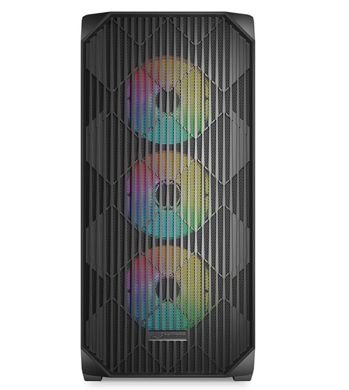Carcasa Sharkoon AK3 RGB, ATX, fara sursa (Negru) 1 Carcasa Sharkoon AK3 RGB, ATX, fara sursa (Negru)