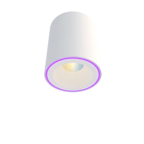 Spot de tavan LED Calex Smart Halo 10cm, RGB, lumina calda, 6.5W, IP20, clasa G (Alb) 1 Spot de tavan LED Calex Smart Halo 10cm, RGB, lumina calda, 6.5W, IP20, clasa G (Alb)