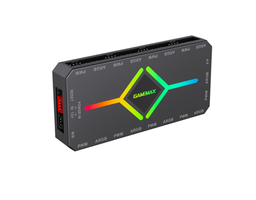 Hub Controller Gamemax PWM-ARGB V4.0 (Negru) 1 Hub Controller Gamemax PWM-ARGB V4.0 (Negru)