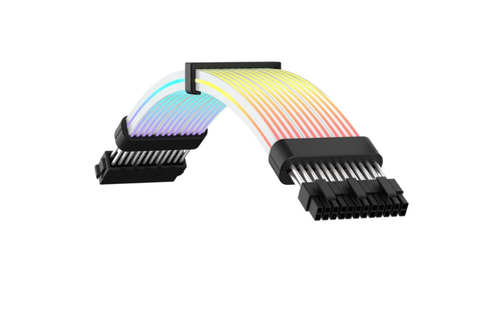 Prelungitor cablu alimentare Gamemax ACGMARGB3X8PVGABK, 3x 8 pini VGA, ARGB, 30cm (Negru) 1 Prelungitor cablu alimentare Gamemax ACGMARGB3X8PVGABK, 3x 8 pini VGA, ARGB, 30cm (Negru)