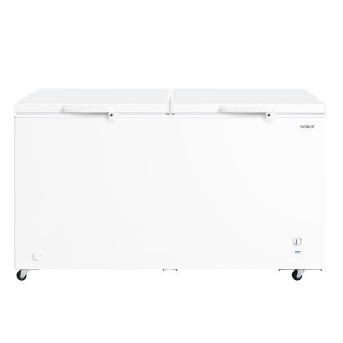 Lada frigorifica Samus LS556E 2 in 1, Congelator/Frigider, 508 l, Clasa E (Alb)