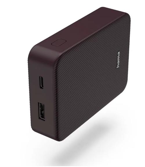 Baterie externa Hama 201712, Colour 10, 10000 mAh, USB-C/USB-A (Violet) 1 Baterie externa Hama 201712, Colour 10, 10000 mAh, USB-C/USB-A (Violet)