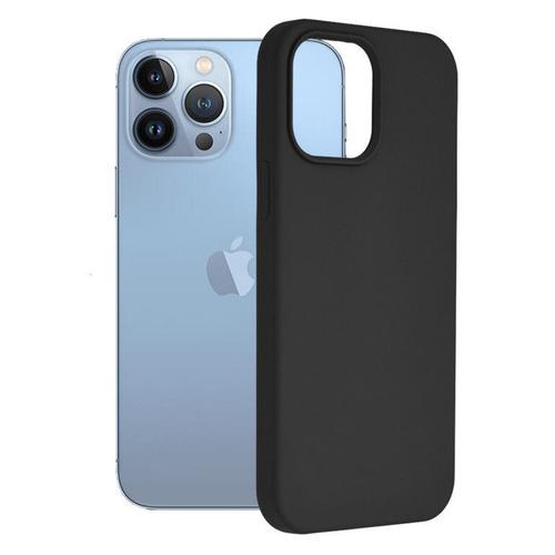 Husa Cover Silicon Mat 3mk pentru iPhone 13 Pro Max, Negru 1 Husa Cover Silicon Mat 3mk pentru iPhone 13 Pro Max, Negru