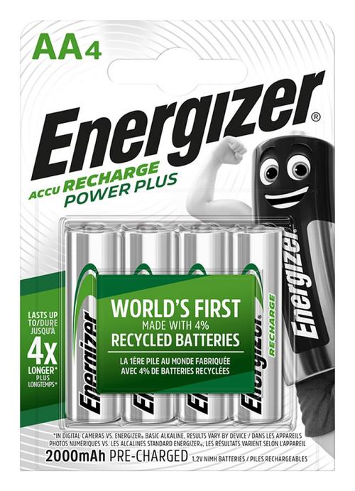 Acumulatori Energizer Power Plus AA, 2000 mAh, 4 buc/set 1 Acumulatori Energizer Power Plus AA, 2000 mAh, 4 buc/set