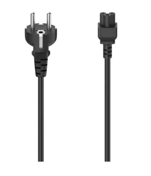 Cablu de alimentare cu 3 pini HAMA 200735, 1.5m (Negru) 1 Cablu de alimentare cu 3 pini HAMA 200735, 1.5m (Negru)