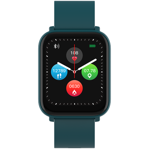 Smartwatch CANYON Easy SW-54, Ecran IPS 1.7inch, Android/iOS, Masurare ritm cardiac, Inregistrare somn, Control camera si muzica, IP68 (Verde)