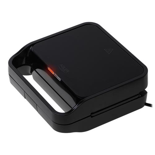 Sandwich maker 2 in 1 Adler AD 3070b, 850 W, Maner rece, 2 lumini control (Negru) 1 Sandwich maker 2 in 1 Adler AD 3070b, 850 W, Maner rece, 2 lumini control (Negru)
