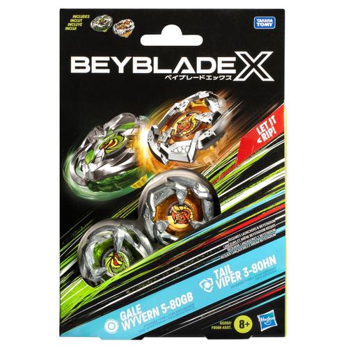 Set duo Beyblade X - Tail Viper 3-80Hn si Gale Wyvern 5-80Gb 1 Set duo Beyblade X - Tail Viper 3-80Hn si Gale Wyvern 5-80Gb