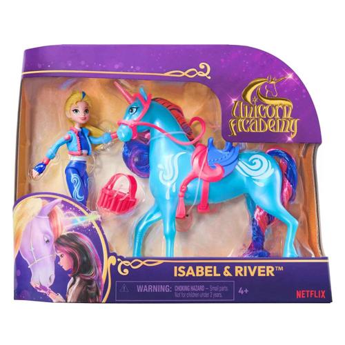 Set de joaca Unicorn Academy - Unicorn River si papusa Isabel 1 Set de joaca Unicorn Academy - Unicorn River si papusa Isabel