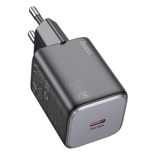 Incarcator Retea HOCO N40, 20 W, 3 A, USB-C (Negru) 1 Incarcator Retea HOCO N40, 20 W, 3 A, USB-C (Negru)