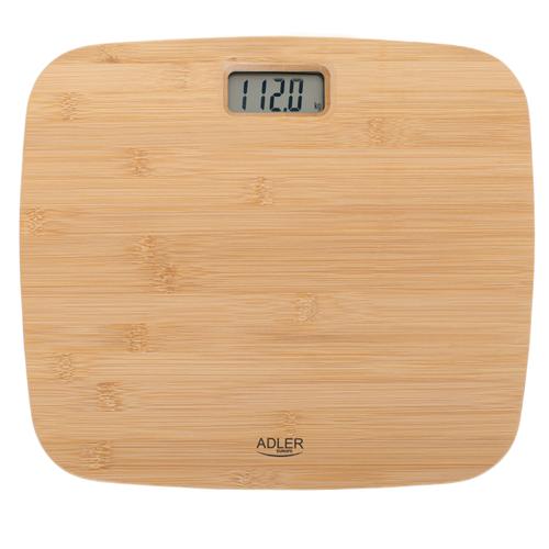 Cantar de baie din bambus Adler AD 8173, max 150 kg, Diviziune 100g, Baterie CR2032 (Maro) 1 Cantar de baie din bambus Adler AD 8173, max 150 kg, Diviziune 100g, Baterie CR2032 (Maro)