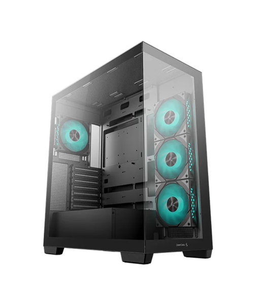 Carcasa Deepcool CG580 4F, Middle Tower, fara sursa (Negru)