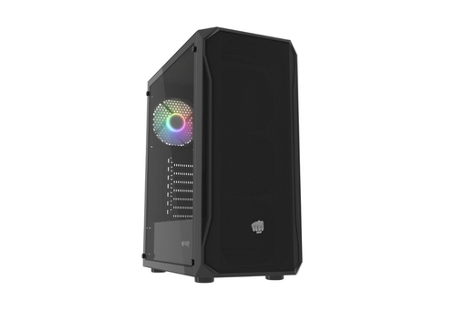 Carcasa Fury Shobo SH4, RGB, tMiddle Tower, fara sursa (Negru)