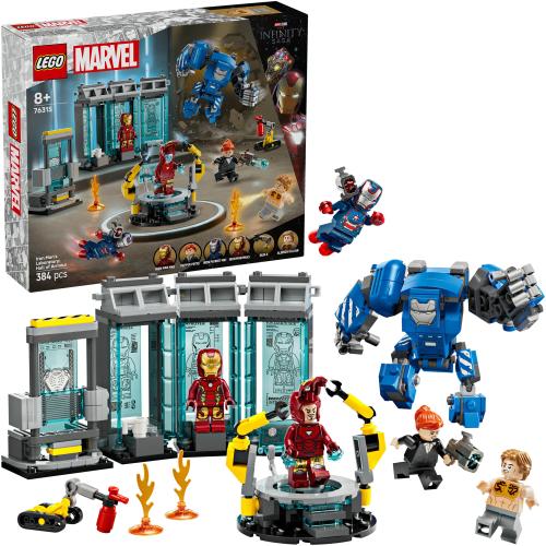 LEGO® Marvel - Laboratorul lui Iron Man: Sala armurilor 76315, 384 piese 1 LEGO® Marvel - Laboratorul lui Iron Man: Sala armurilor 76315, 384 piese