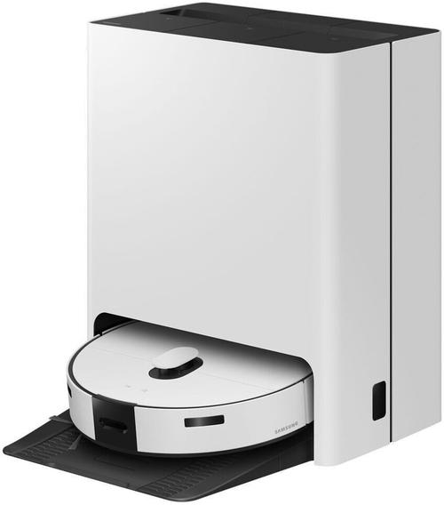 Aspirator robot Samsung BESPOKE Jet Bot AI Combo Steam VR7MD96B14G/WD, 70 W, Autonomie 180 minute, Rezervor interior 0.25 l, Recipiente statie 2.5 l/3.6l, Wi-Fi, Navigare LiDAR, Control vocal (Alb) 1 Aspirator robot Samsung BESPOKE Jet Bot AI Combo Steam VR7MD96B14G/WD, 70 W, Autonomie 180 minute, Rezervor interior 0.25 l, Recipiente statie 2.5 l/3.6l, Wi-Fi, Navigare LiDAR, Control vocal (Alb)