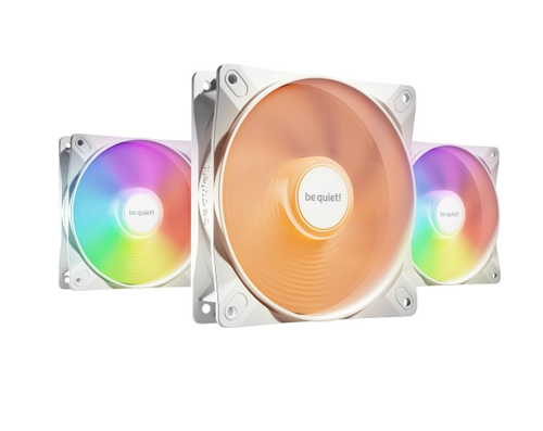 Ventilator Be quiet! Light Wings LX PWM, ARGB LED, 120mm, 3 bucati (Alb)