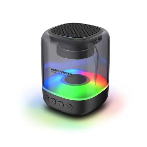 Boxa portabila Esperanza Viola EP154, iluminare RGB, Bluetooth, 3W, USB, Jack 3.5mm (Negru) 1 Boxa portabila Esperanza Viola EP154, iluminare RGB, Bluetooth, 3W, USB, Jack 3.5mm (Negru)