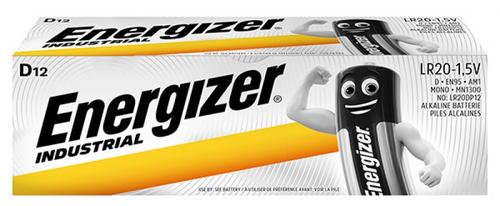 Baterii industriale D Energizer, 12 buc/cutie 1 Baterii industriale D Energizer, 12 buc/cutie