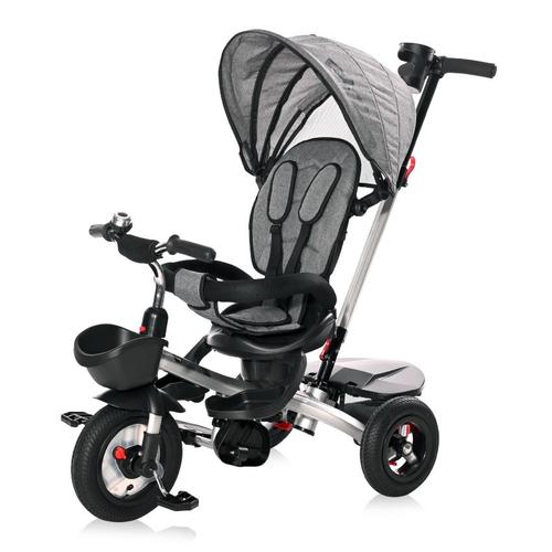 Tricicleta pentru copii Zippy Air, control parental, 12-36 luni (Gri) 1 Tricicleta pentru copii Zippy Air, control parental, 12-36 luni (Gri)