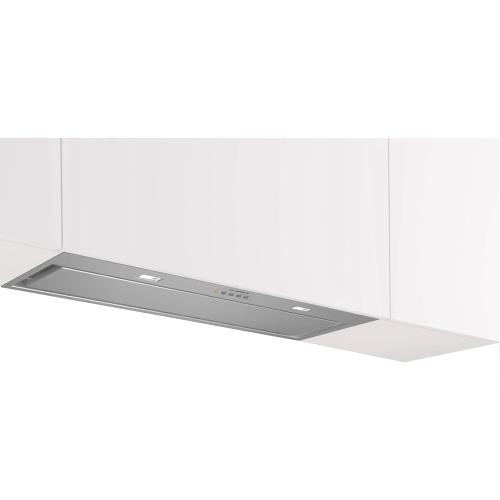 Hota incorporabila Bosch DLN87AC50, Putere de absorbtie 745 mc/h, Iluminare LED, Clasa A, 86 cm (Inox)