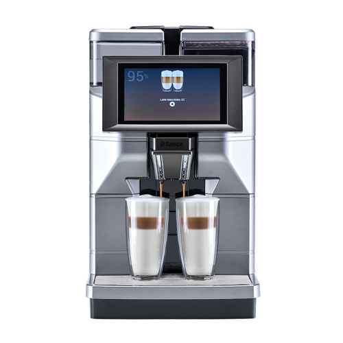 Espressor automat Saeco Magic M2, 1900 W, Rezervor apa 4l, Capacitate boabe 1.2 kg, Ecran TFT 7inch, Rasnita incorporata cu 8 trepte (Argintiu/Gri)