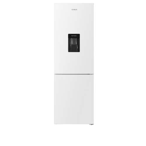 Combina frigorifica Samus SCW396NFDE, 286 l, Clasa E, Dozator de apa, Full No-Frost, Lumina LED, H 186 cm (Alb)