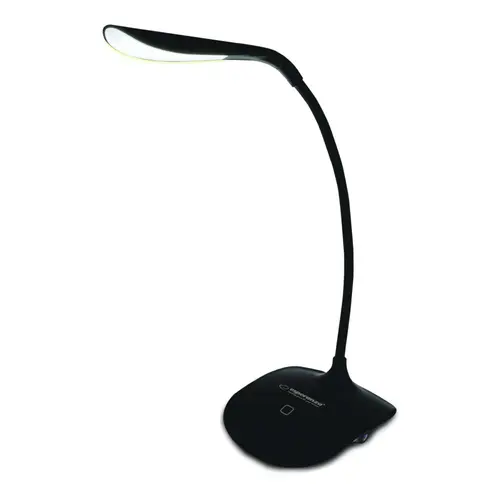 Lampa LED Esperanza Acrux ELD103K, brat flexibil 21 cm, alimentare duala, cablu 110 cm, 4 x AAA, Negru 1 Lampa LED Esperanza Acrux ELD103K, brat flexibil 21 cm, alimentare duala, cablu 110 cm, 4 x AAA, Negru