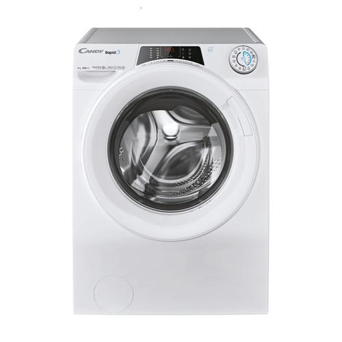 Masina de spalat rufe cu incarcare frontala Candy RapidÓ RO 1294DWMT/1-S, 9 kg, 1200 RPM, Clasa A, 16 Programe (Alb)