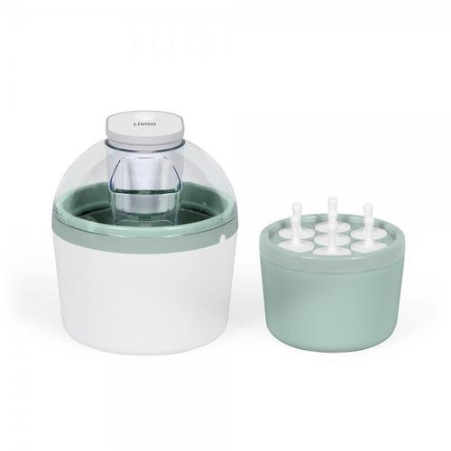 Aparat pentru preparat inghetata Livoo DOM461, Capacitate 1 L, 12 W (Alb/Verde) 1 Aparat pentru preparat inghetata Livoo DOM461, Capacitate 1 L, 12 W (Alb/Verde)