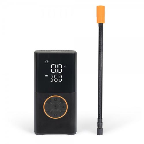Compresor auto portabil Livoo TEA329, ecran digital, acumulator 2 x 2000 mAh, 5 moduri de presiune presetate, 4 unitati de masura, 5 accesorii de umflare, lanterna LED (Negru) 1 Compresor auto portabil Livoo TEA329, ecran digital, acumulator 2 x 2000 mAh, 5 moduri de presiune presetate, 4 unitati de masura, 5 accesorii de umflare, lanterna LED (Negru)