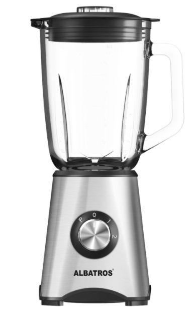 Blender Albatros BM703A, 1.5 L, 700 W, 2 Viteze (Argintiu)