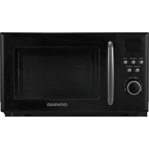 Cuptor cu microunde Daewoo KOR-6S20BK-2, 700 W, 20 l, 5 trepte, Platou 25.5 cm (Negru)